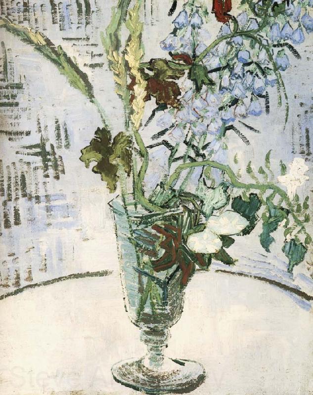Vincent Van Gogh Flowers in a vase Spain oil painting art
